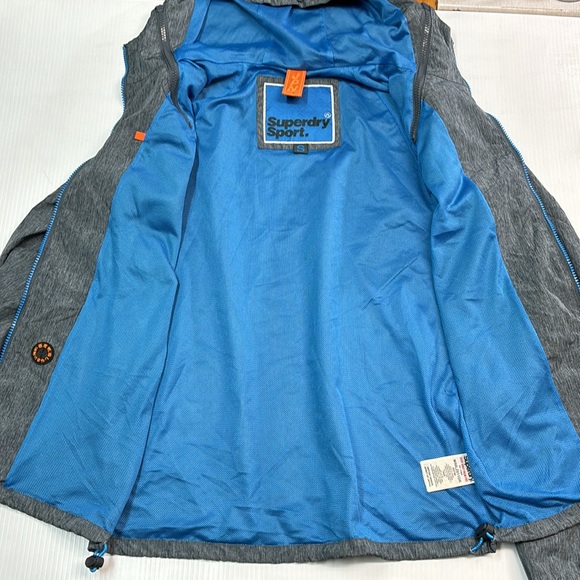 Superdry Men’s Dual Zip Through Cagoule Hooded Windbreaker - Picture 8 of 11